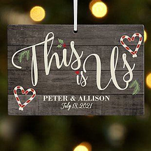This is Us Holiday Rectangle Ornament