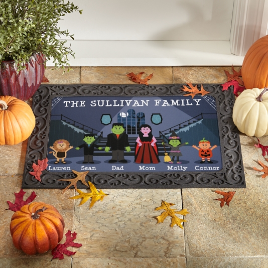 Spooky Family Doormat Personal Creations