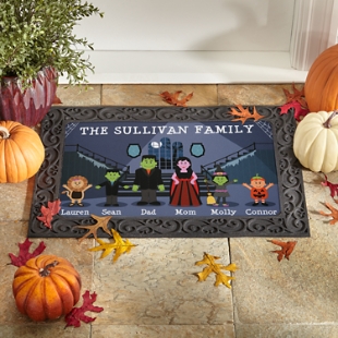 Spooky Family Doormat