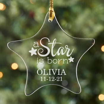 A Star is Born Ornament