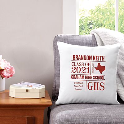 All About the Graduate Throw Pillow