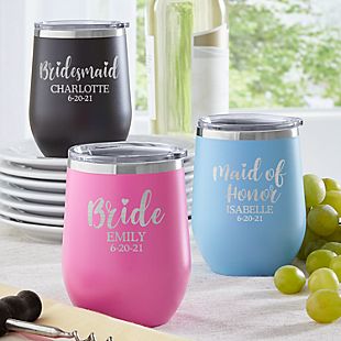 Bridal Party Insulated Wine Tumbler