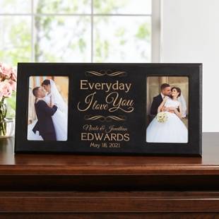 Everyday I Love You Wood Frame