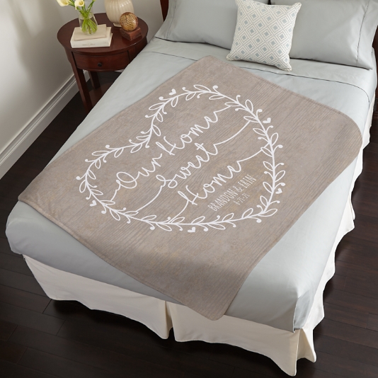 Home sweet best sale home throw blanket