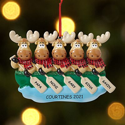 Merry Christmoose Family Ornament
