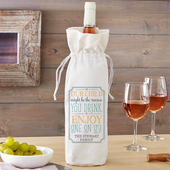 Wine On Us Wine Bag