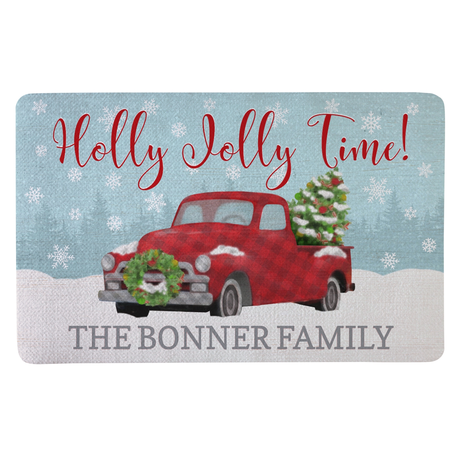 Classic Christmas Doormat - 17x27