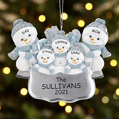 The Original Snow Buddies Santa's Present Family Ornament