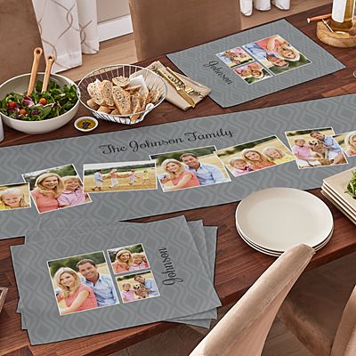 Picture It! Photo Memories Table Runner & Placemats