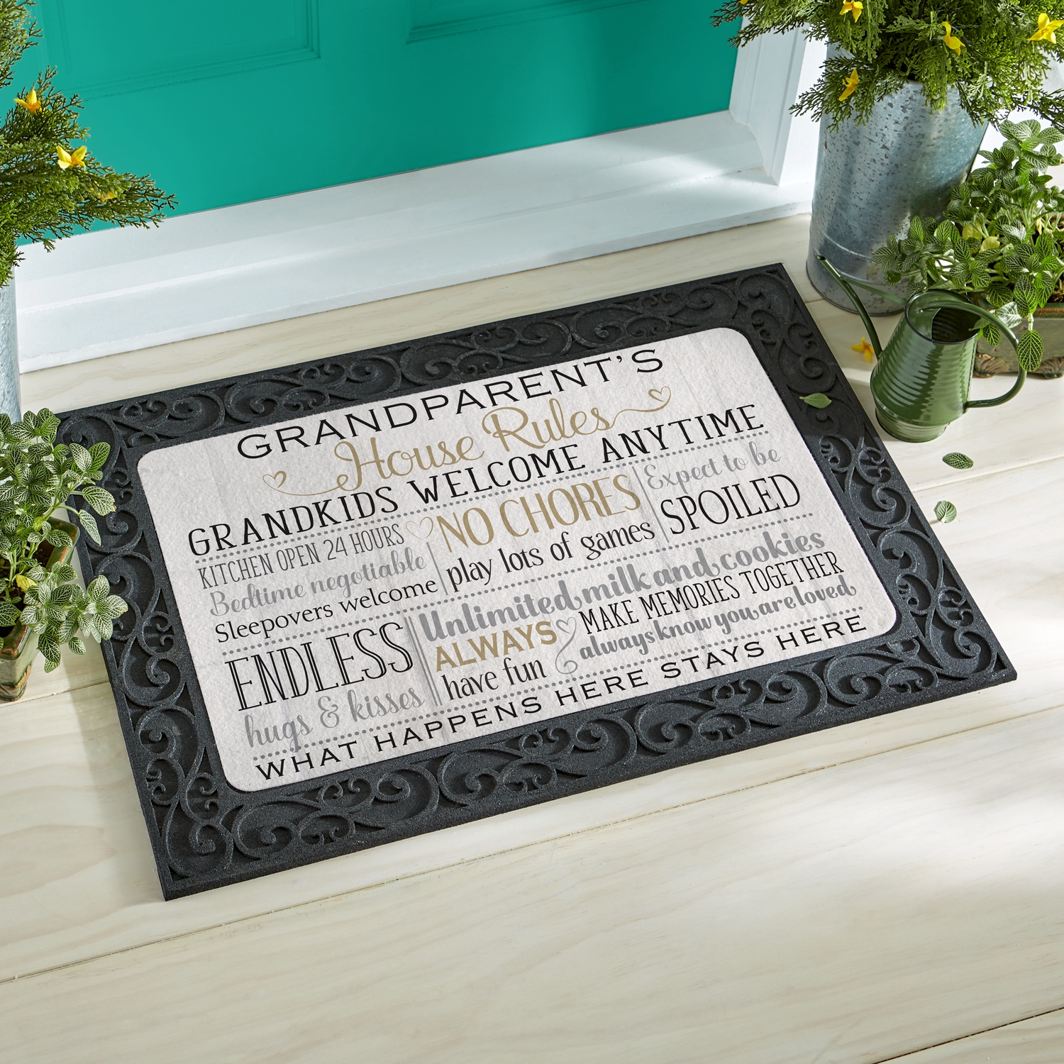 Grandparents Rules Doormat