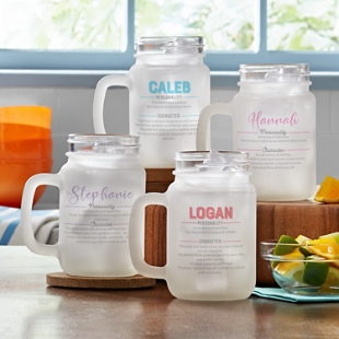 Family Market Personalized Glass Storage Jar