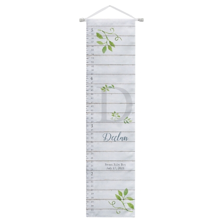 Elegant Baby Growth Chart - Leaf