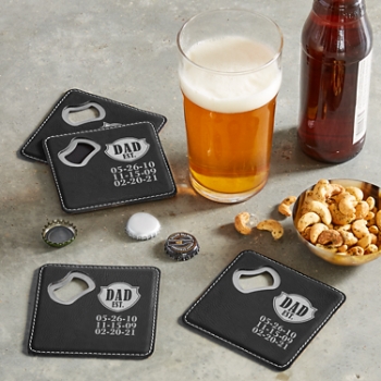 Established Bottle Opening Coasters