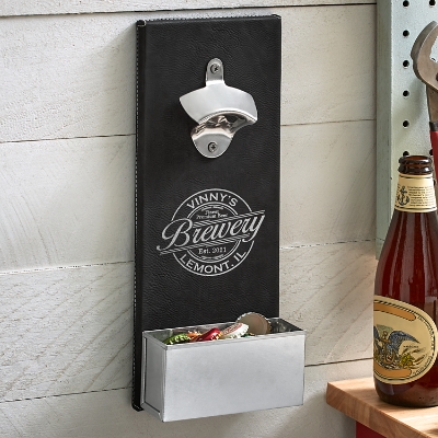 Grand Time Brewery Personalized Wall Bottle Opener