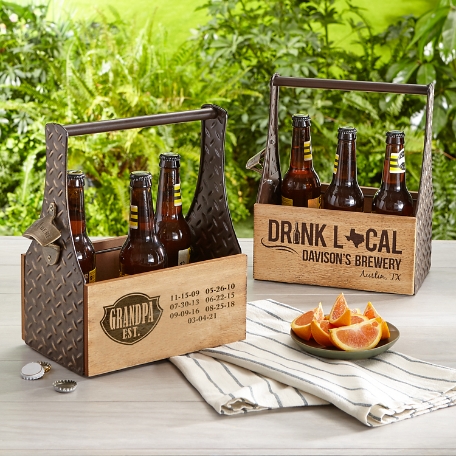 Established Wood Beer Caddy
