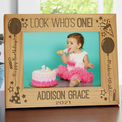 Guess Who's Personalized... Birthday Photo Frame