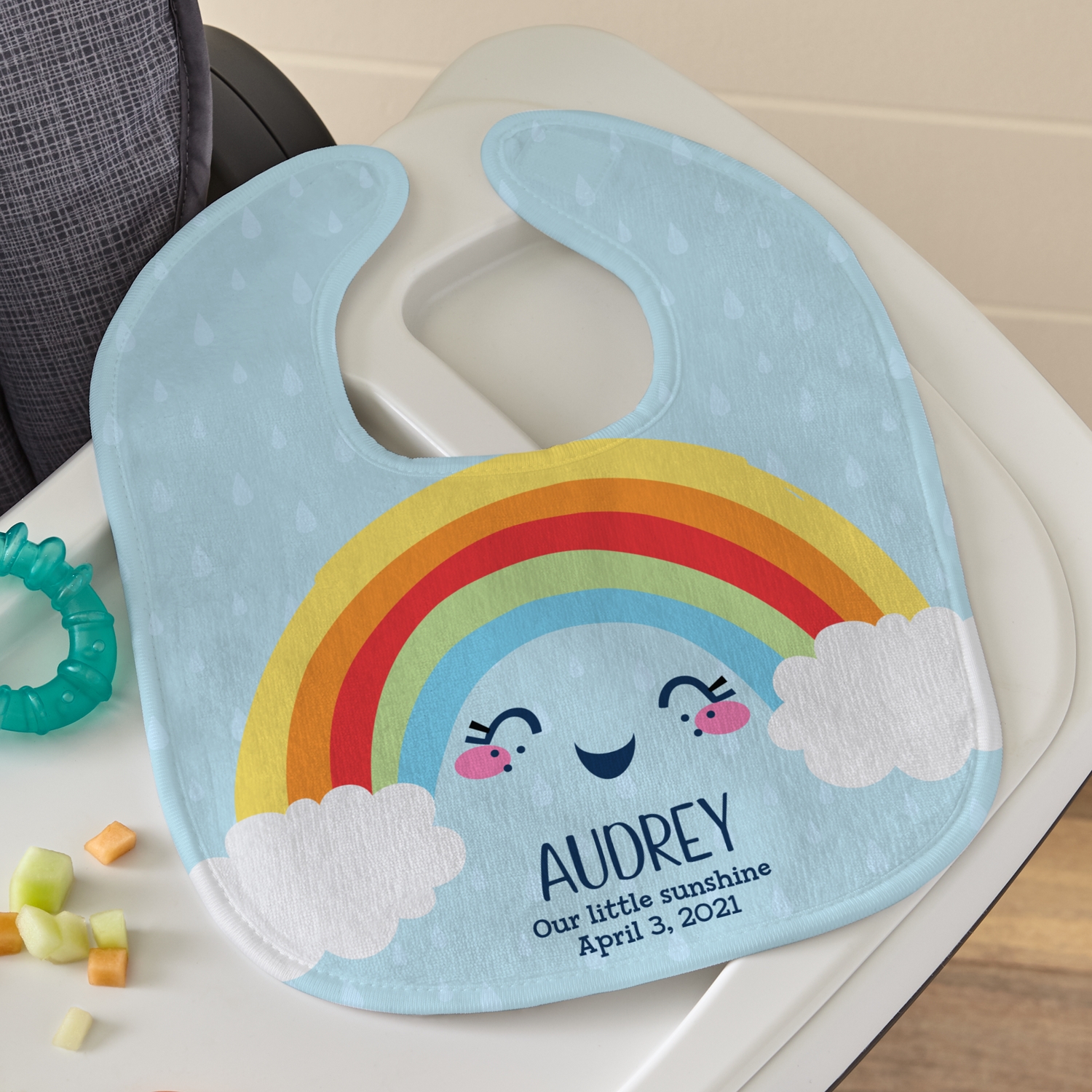 Rainbow Baby Bib