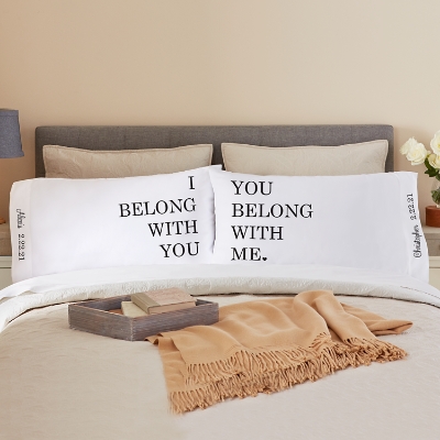 Together Forever Personalized Pillowcase Set