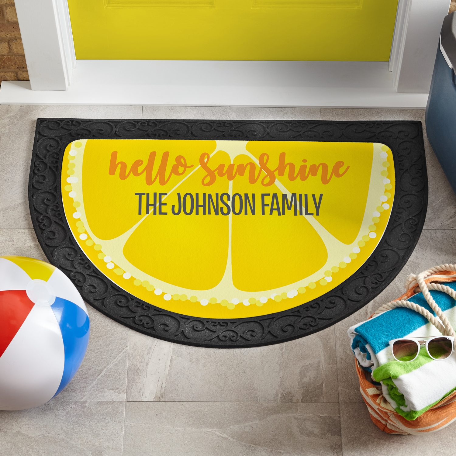 Fun Fruit Half Round Doormat