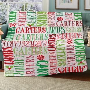 Signature Style Christmas Plush Blanket