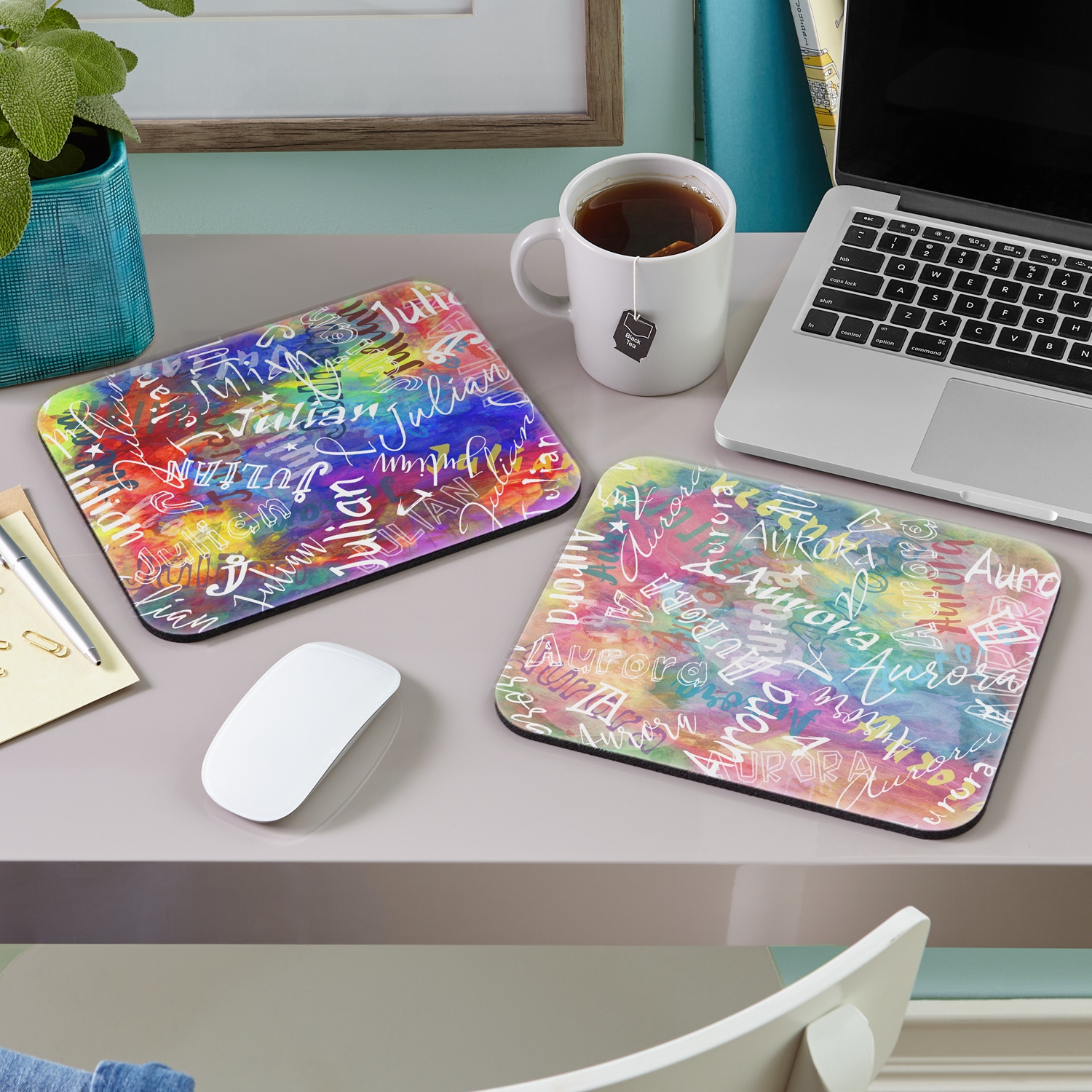 Paint Splatter Mouse Pad