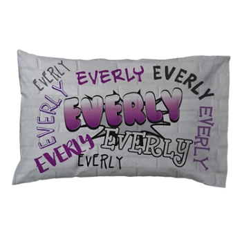 Graffiti Fun Pillowcase - Purple