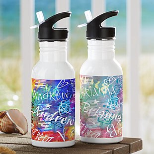 Paint Splatter Water Bottle