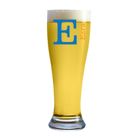 Name & Initial Glassware - Pilsner