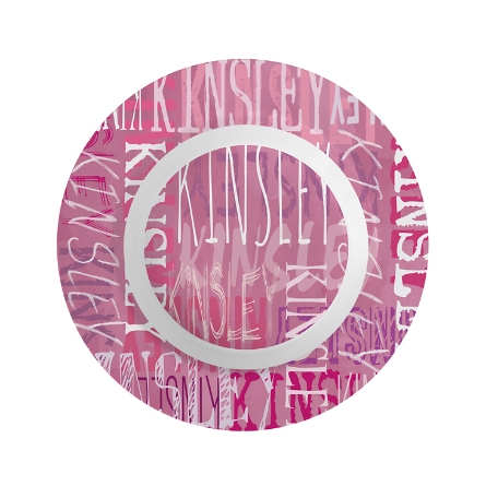 Signature Style Personalized Tableware Bowl- Pink
