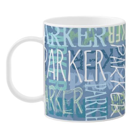 Signature Style Personalized Tableware Cup - Blue