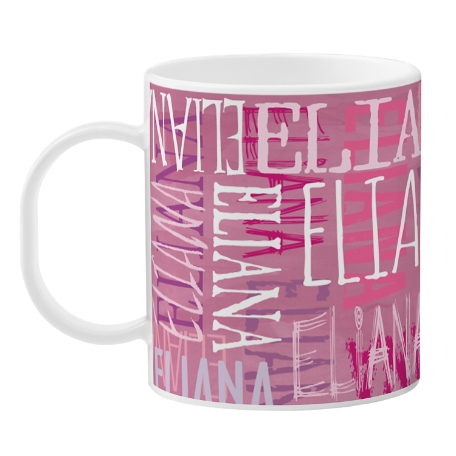 Signature Style Personalized Tableware Cup - Pink
