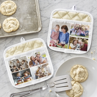 Photo Tile Pot Holder Mitt