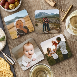 Picture-Perfect Wood Coasters