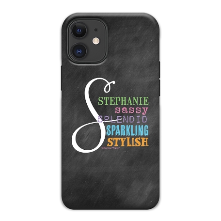 All About Her iPhone 12 Mini Case - Black