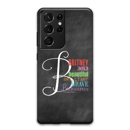 All About Her Samsung Galaxy S21 Ultra 5G Case-Black