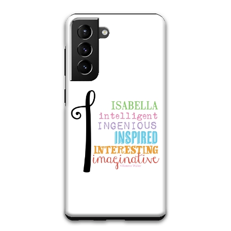 All About Her Samsung Galaxy S21 5G Case - White