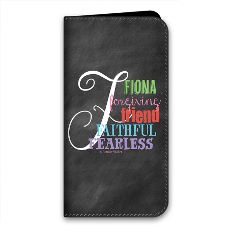 All About Her iPhone 12 Folio Case - Black