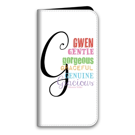 All About Her iPhone 12 Folio Case - White