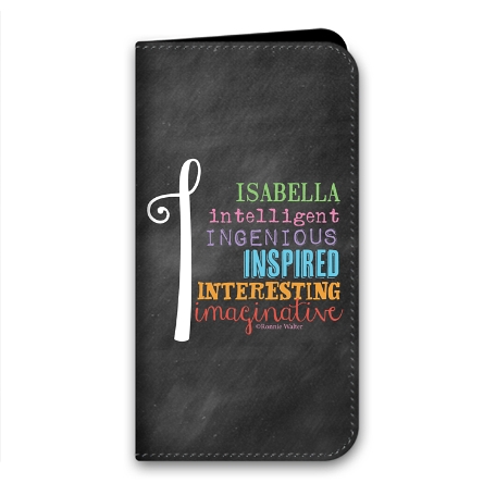 All About Her iPhone 12 Mini Folio Case - Black