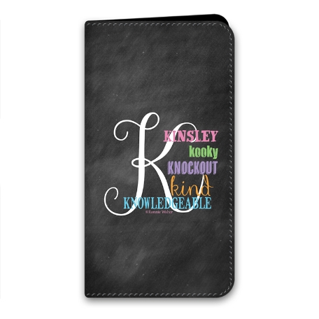 All About Her iPhone 13 Mini Folio Case - Black