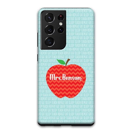 Apple for Teacher Samsung Galaxy S21 Ultra 5G Case