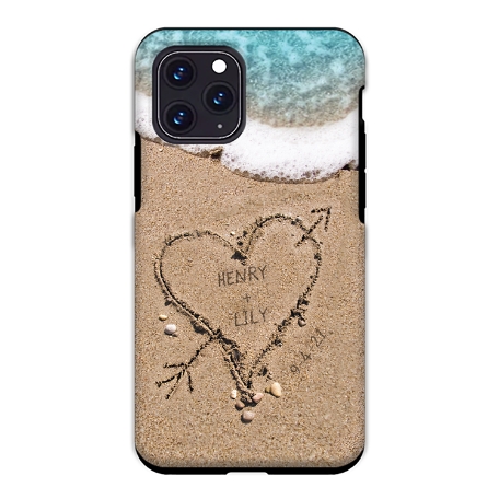 Heart in Sand iPhone 11 Pro Case
