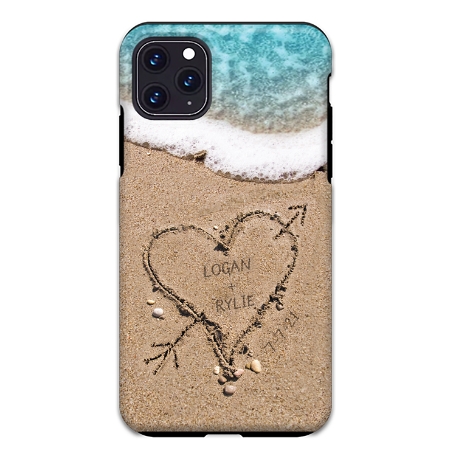 Heart in Sand iPhone 11 Pro Max Case