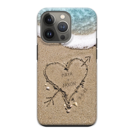 Heart in Sand iPhone 13 Pro Max Case