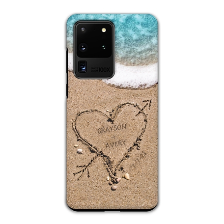 Heart in Sand Samsung Galaxy S20 Ultra 5G Case
