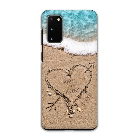 Heart in Sand Samsung Galaxy S20 5G Case