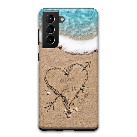 Heart in Sand Samsung Galaxy S21 5G Case