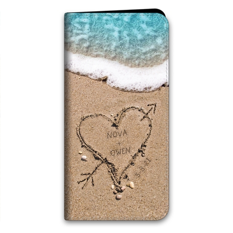 Heart in Sand Samsung Galaxy S20+ 5G Folio Case