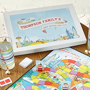 i See Me!® Our Family's Race Across The USA Personalized Board Game