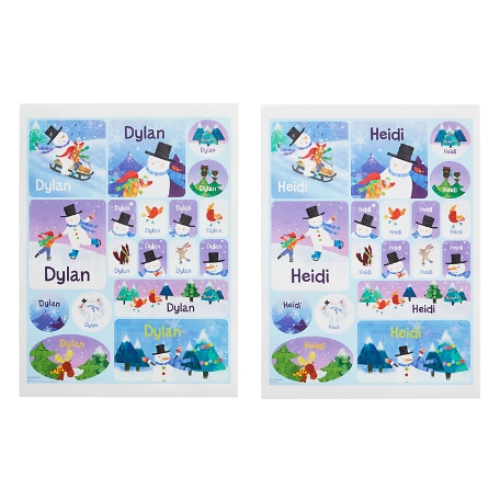 i See Me!® Personalized Christmas Stickers - My Magical Snowman